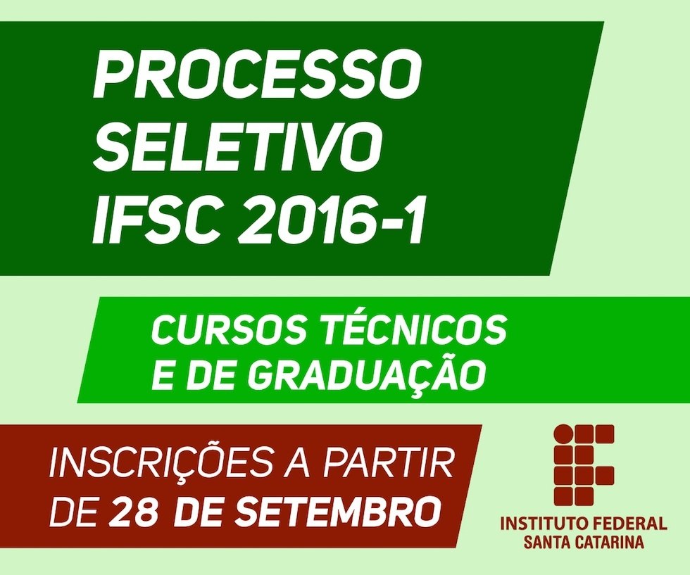 Cursos Técnicos - Portal do IFSC