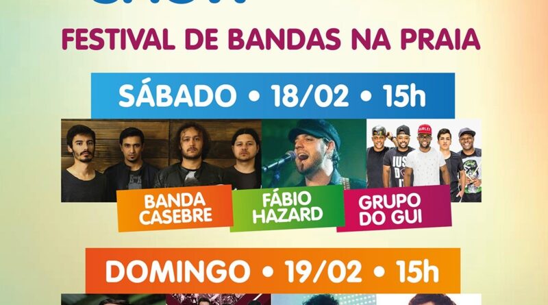 Festival de bnadas agita último final de semana da temporada 2017.