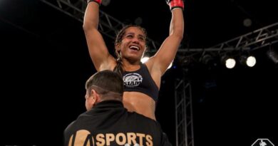 A lutadora profissional de MMA Bianca Daimoni comemora a aprovação de seu projeto, pelo segundo ano.