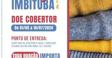 Aqueça Imbituba: campanha municipal inicia na próxima quarta-feira (01)